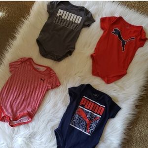 (4) Puma 18mths Onesies